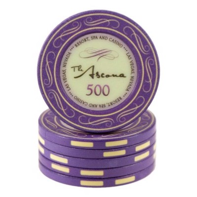 Ascona Lilac 500 ceramic chips