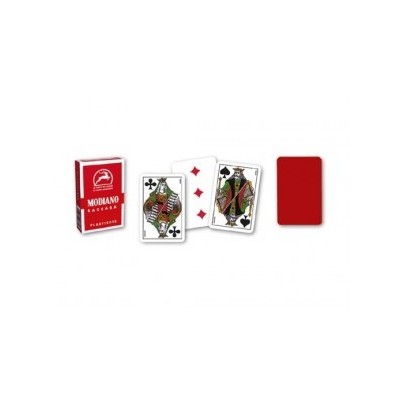 Naipes Baccara ' Modiano dorso rojo