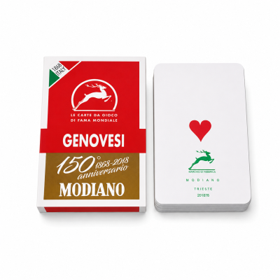 Carte da gioco Genovesi 150 anniversario Modiano