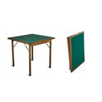 Table de jeu pliante en bois