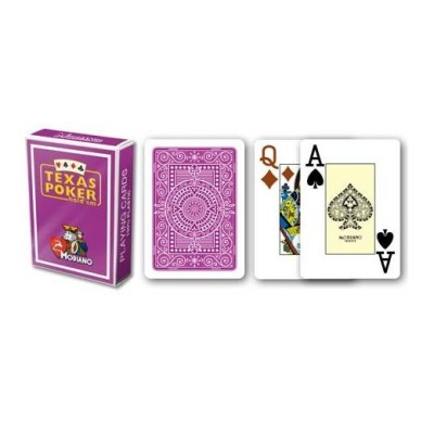Cartes de poker Modiano Texas Hold'Em - Dos bleu