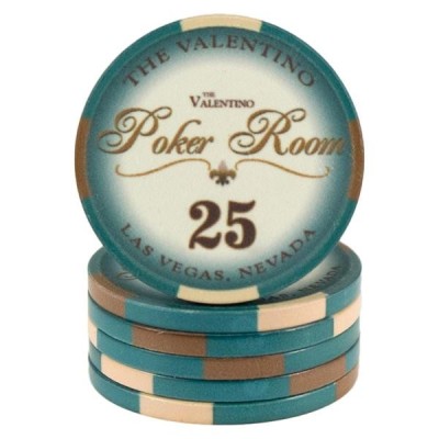 Jetons en céramique - Valentino Poker Room 1