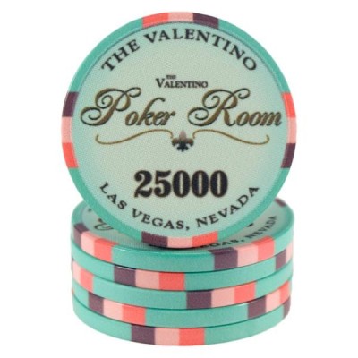 Jetons en céramique - Valentino Poker Room 1