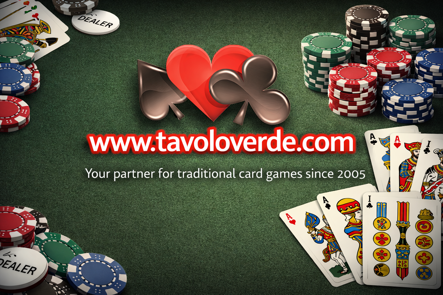 Poker Playing Cards - Tavoloverde
