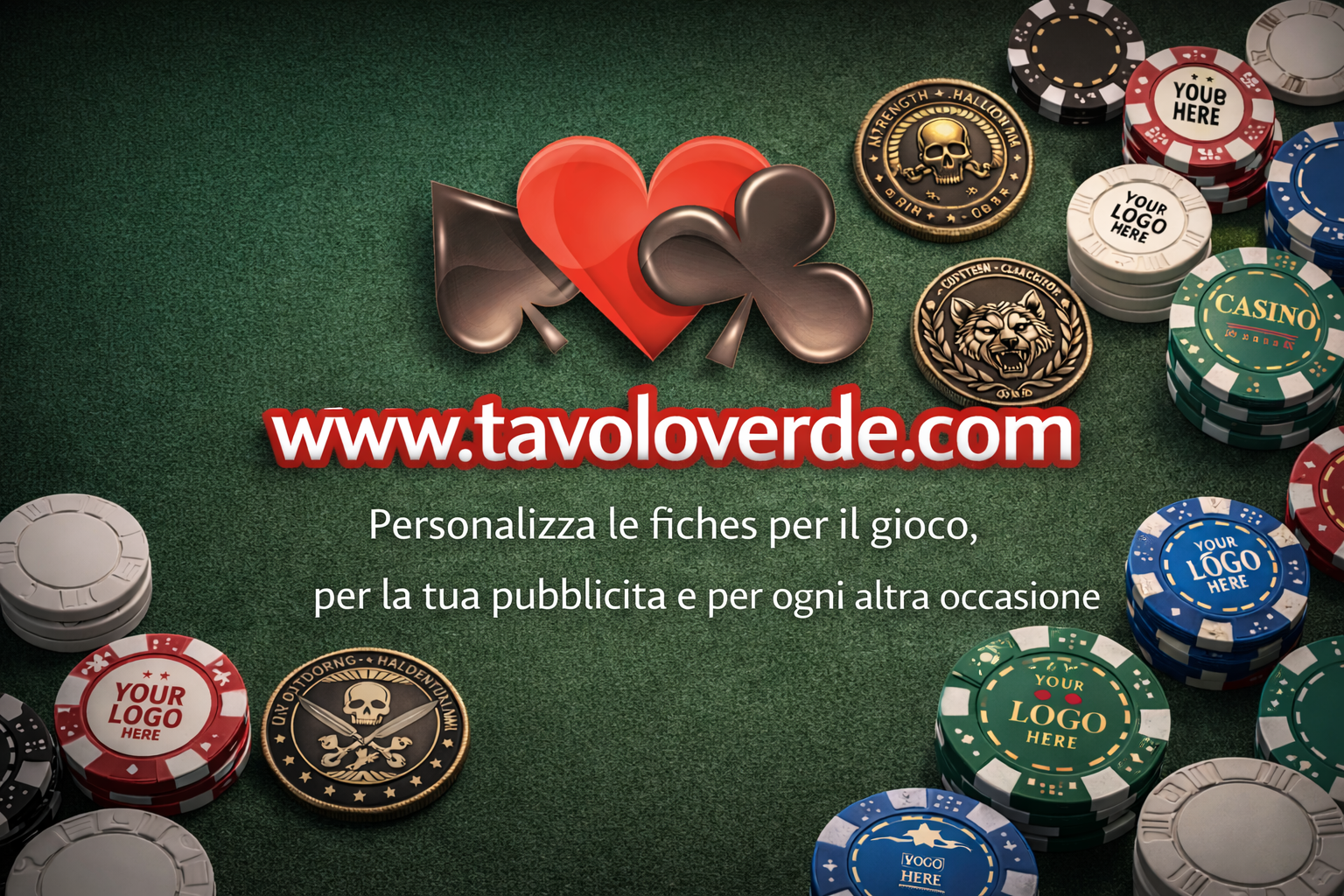 Personalizzazione fiches poker